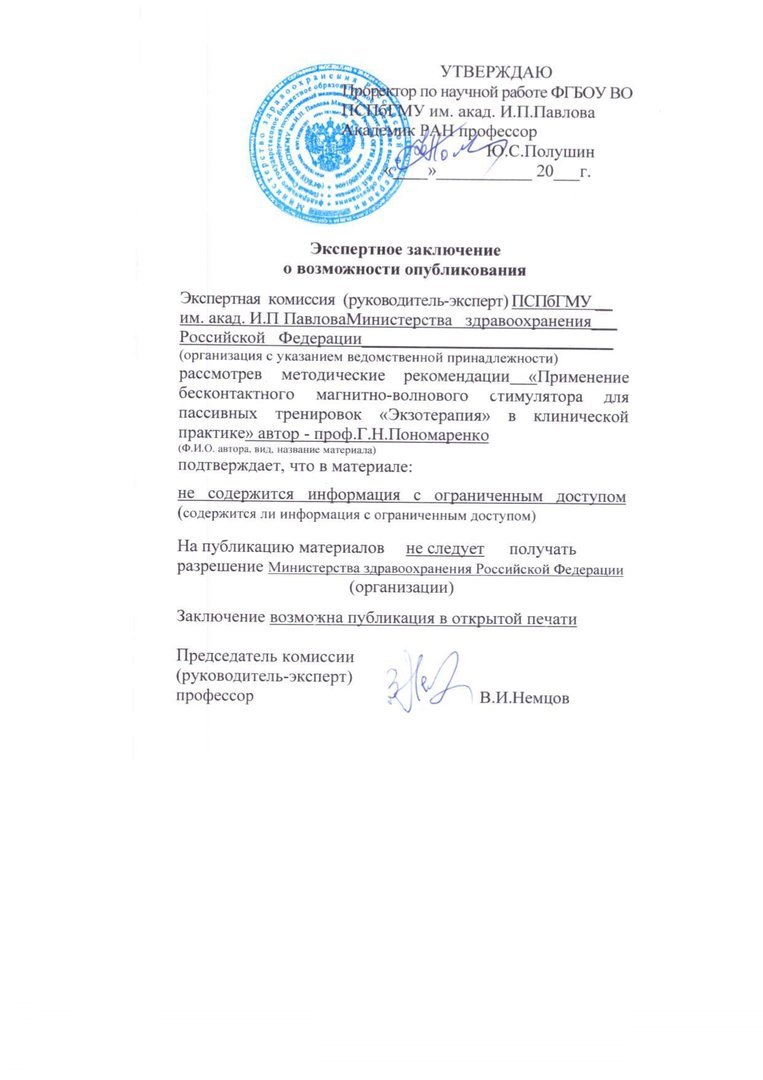 Методики Пономаренко